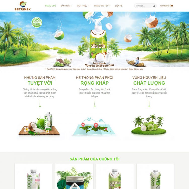 theme wordpress thực phẩm